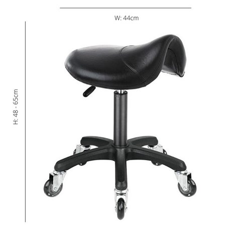 Saddle Stool - Black (LS)